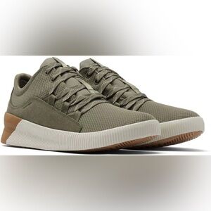 Sorel Women Green Sneakers with Tan Sole